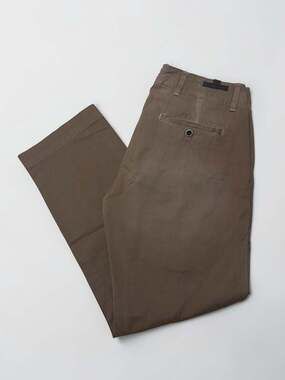 Citizens of Humanity Mens Brown Cotton Chino Trousers Size 26